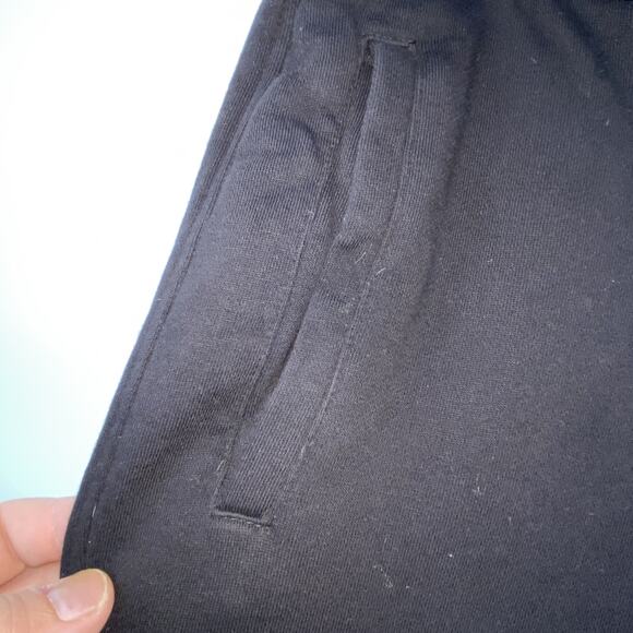 Armani Exchange Black Sweatpants With Gold Embroidered Logo SZ LARGE - Picture 6 of 15